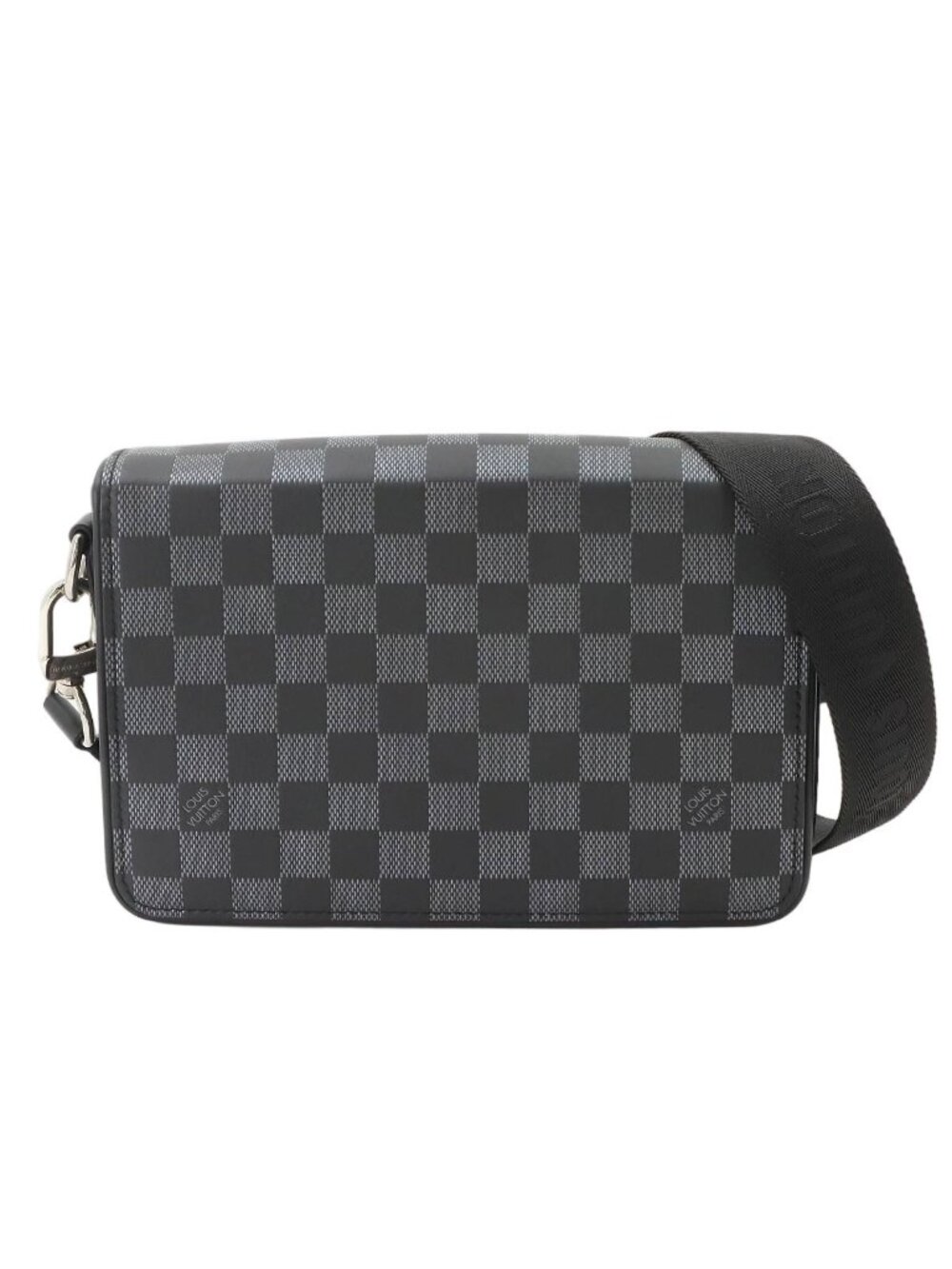 Louis Vuitton Damier Infini Studio Messenger Shoulder Bag Leather Black